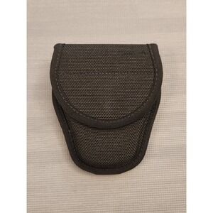Bianchi Accumold 7300 Covered Handcuff Case Black Ballistic Nylon Duty Pouch